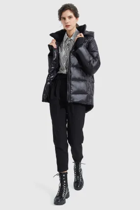 Light Cropped Bubble Puffer Jacket
