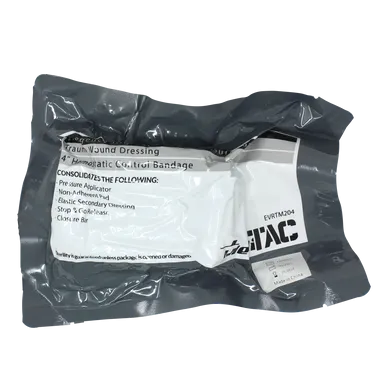 MediTac Intermediate Bleeding Control Pack Feat. Tourniquet, Emergency Bandage, Compressed Gauze Dressing and Vented Chest Seals