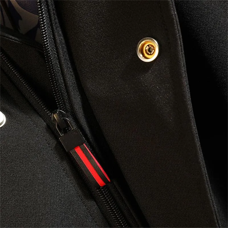 Men's Long Coat Men Hooded Jackets Windbreaker