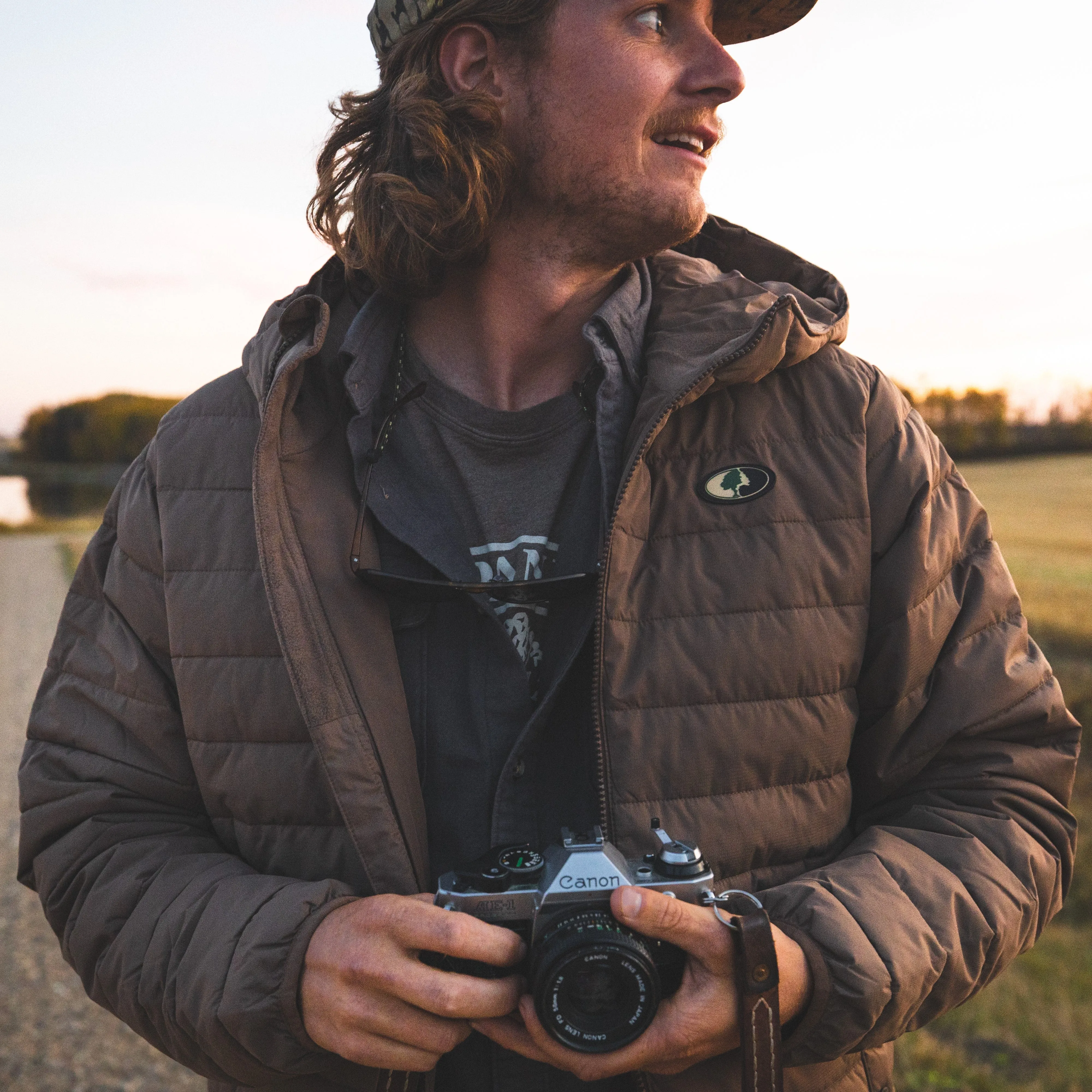 Mossy Oak Men's Solid Puffer Jacket