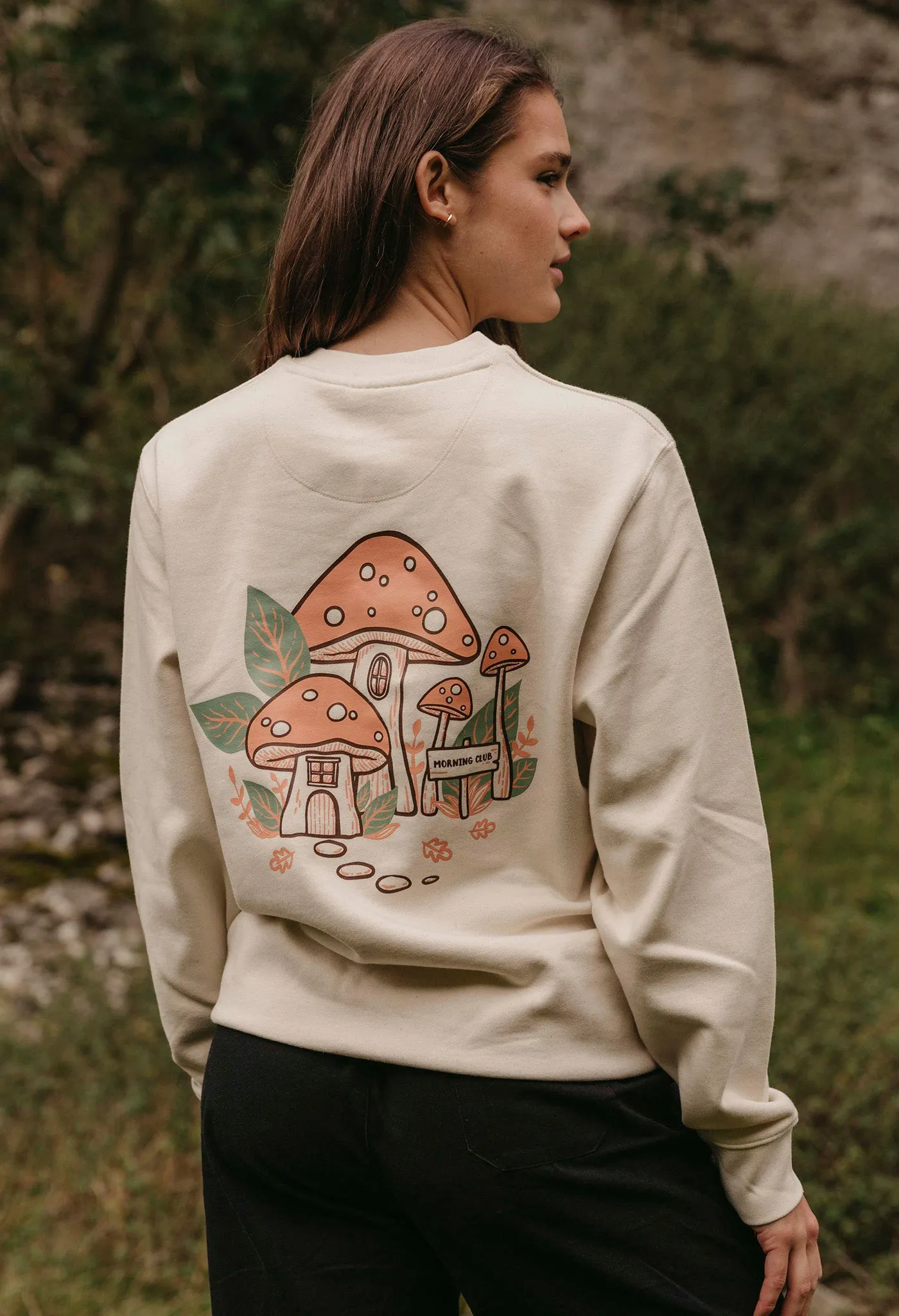 Mushroom House Organic Cotton Sweatshirt