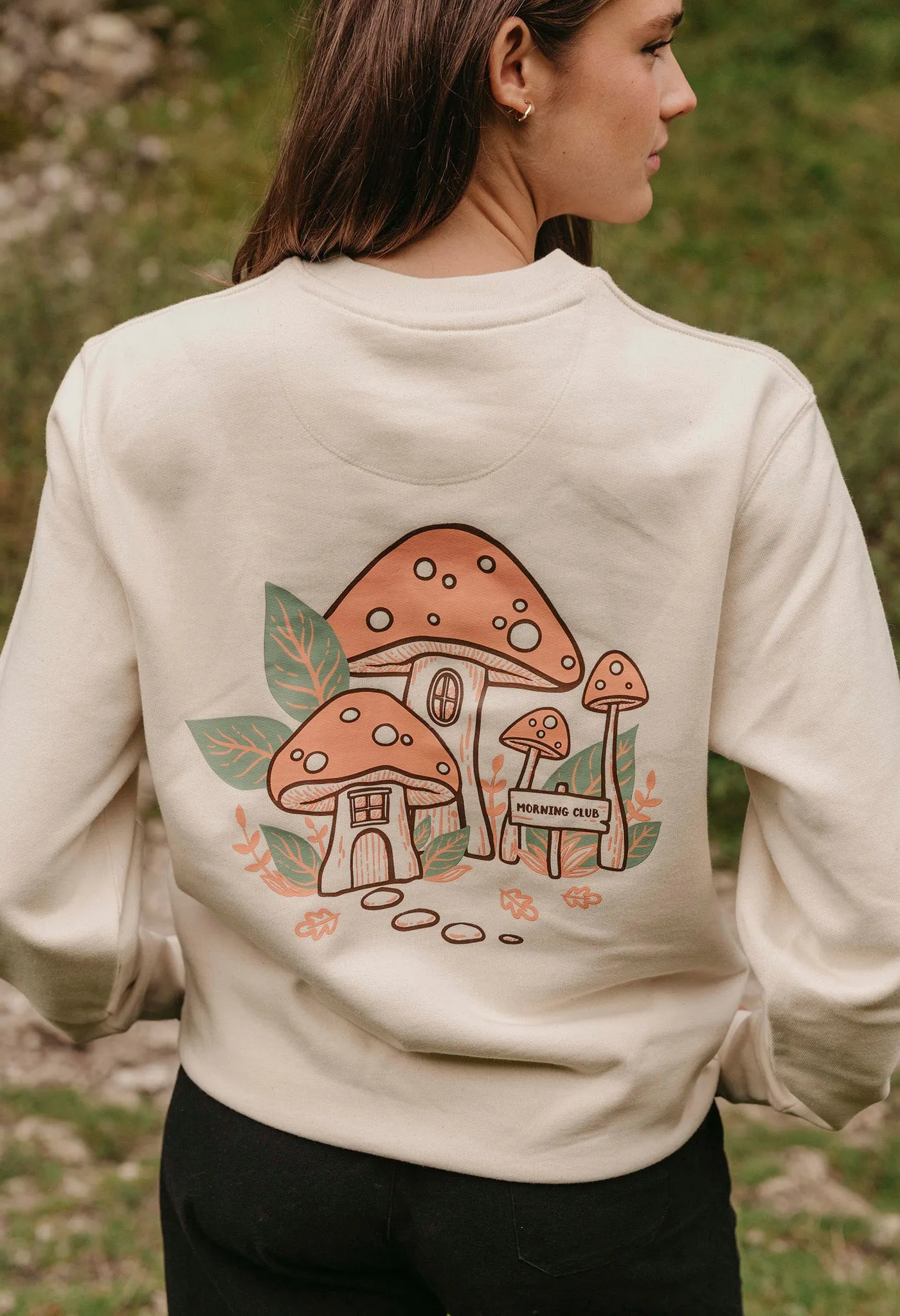 Mushroom House Organic Cotton Sweatshirt