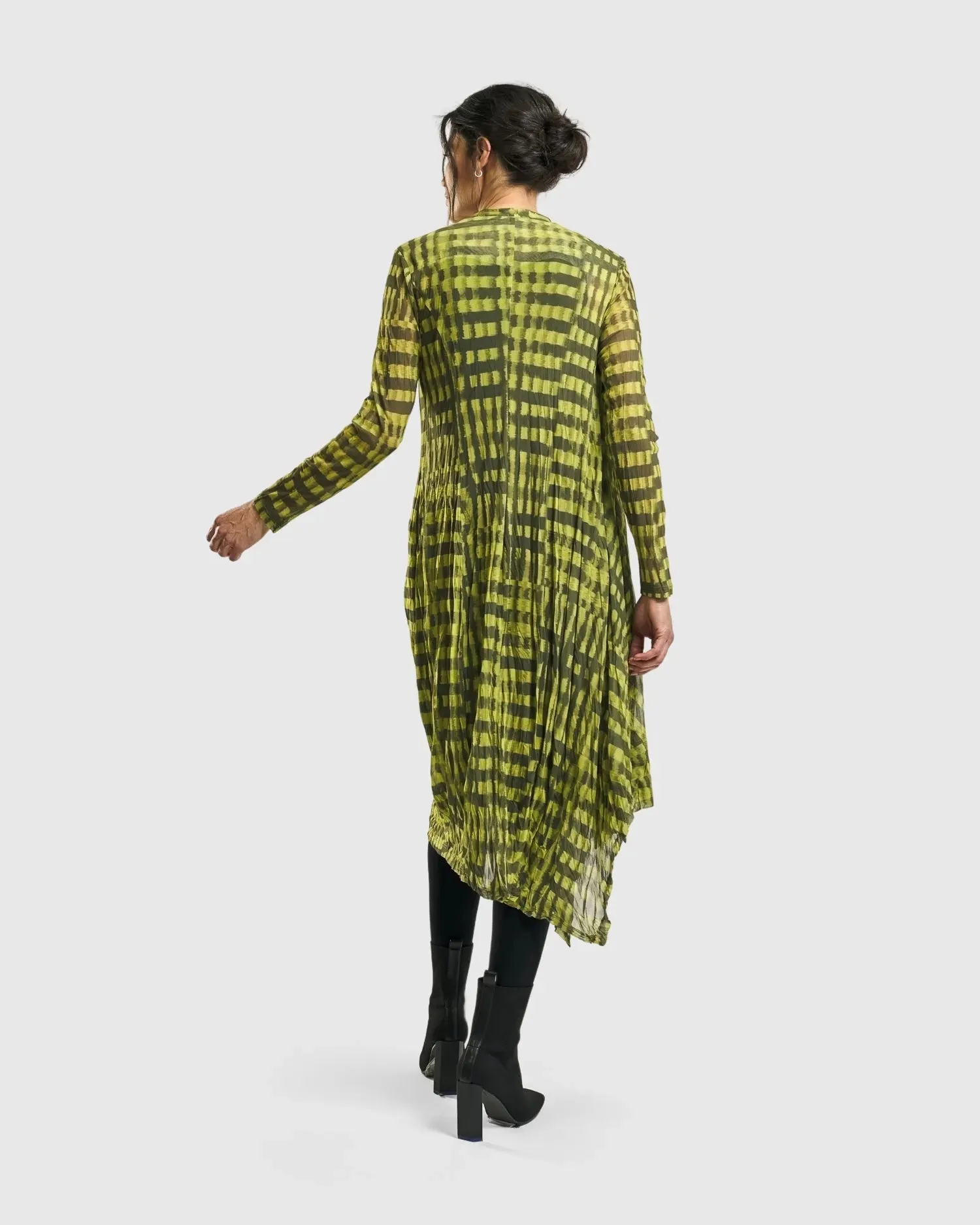 Nirvana A-Line Dress, Yellow
