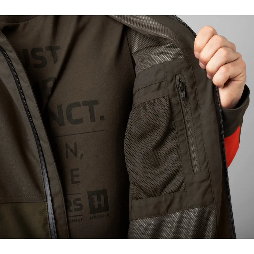 Pro Hunter Dog Keeper GTX Jacket - Willow Green/Orange by Harkila