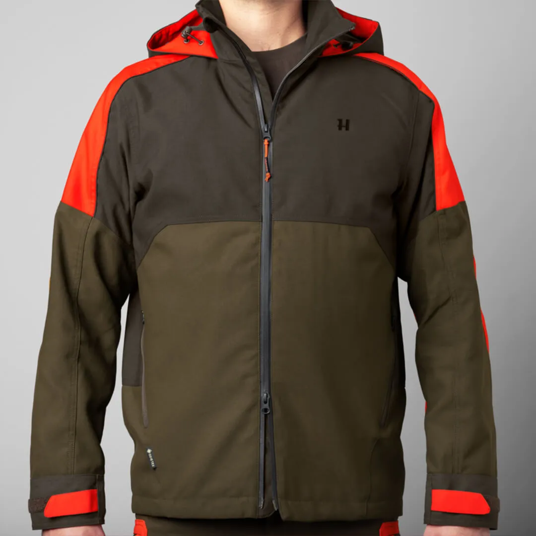 Pro Hunter Dog Keeper GTX Jacket - Willow Green/Orange by Harkila