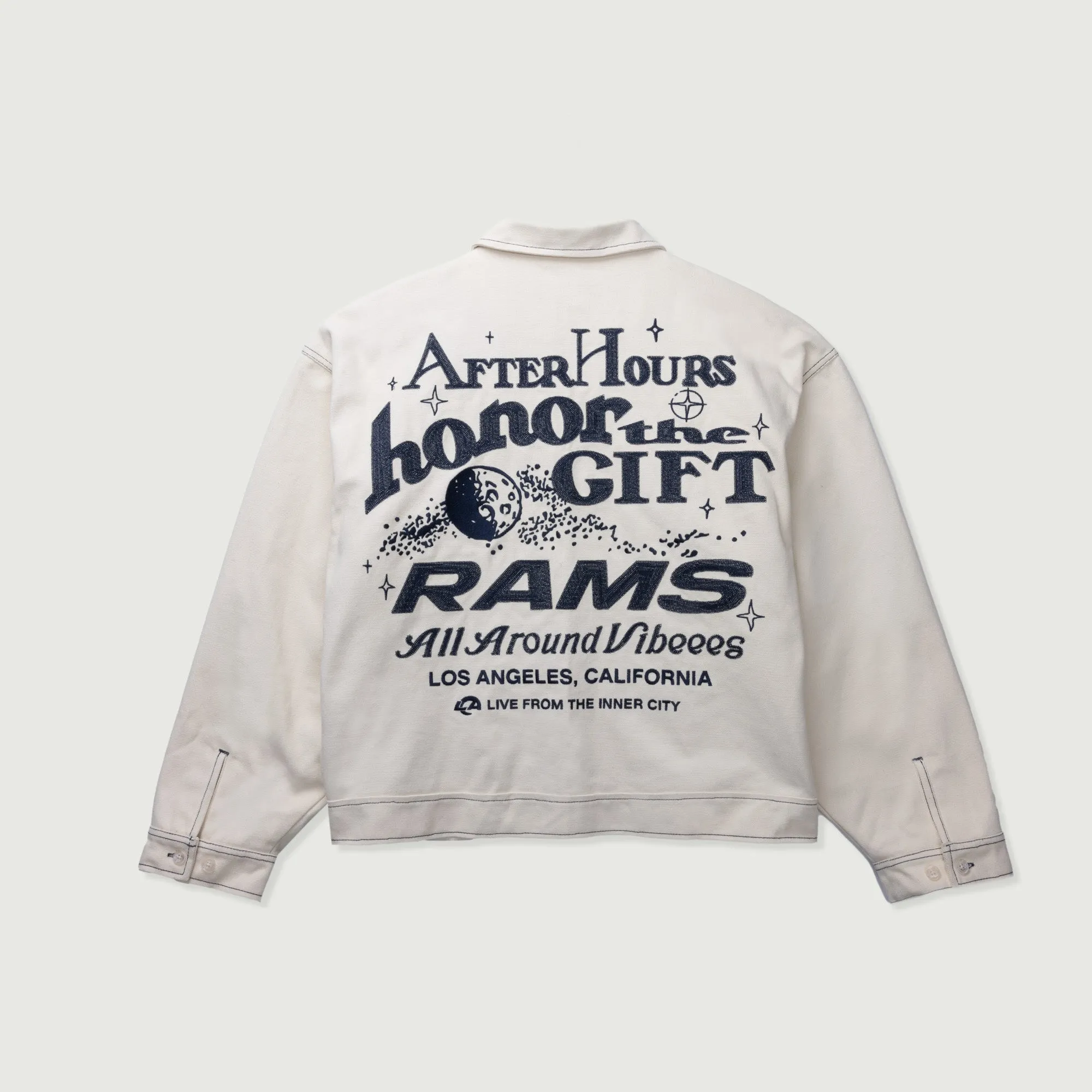 Rams Canvas Jacket - Cream