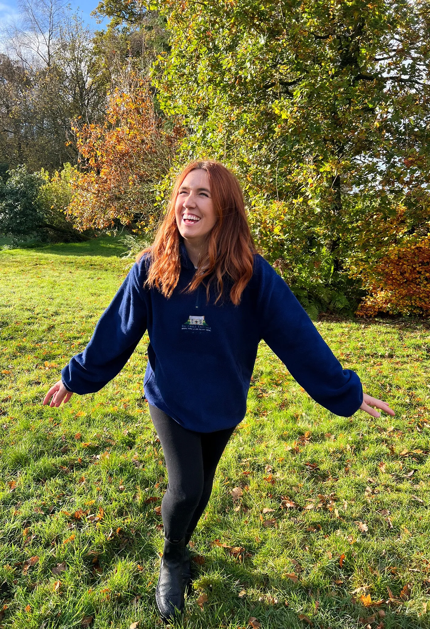 Rosehill Cottage Recycled Polyester Quarter Zip Fleece