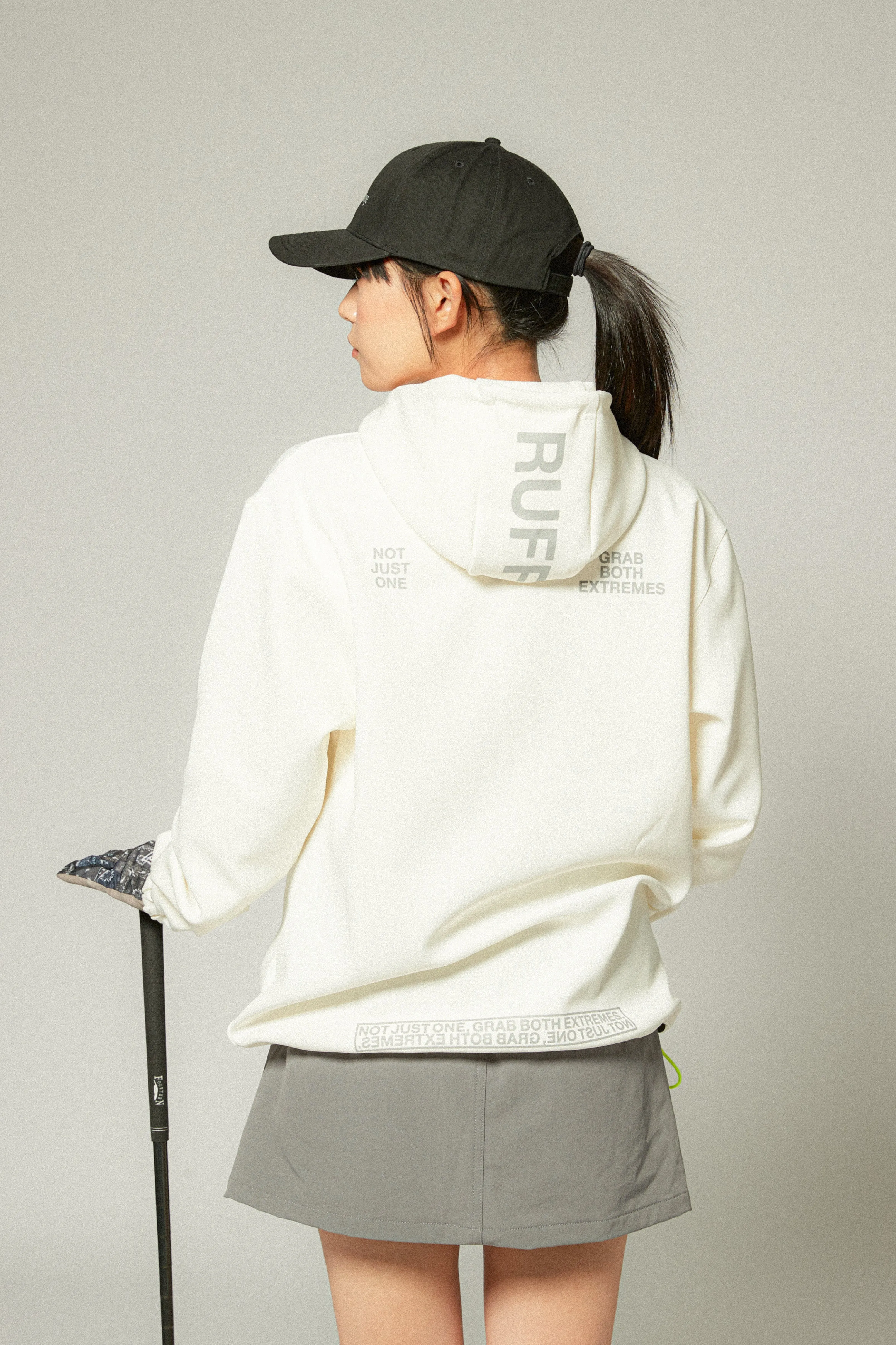 RUFFLOG FULLZIP PARKA WHITE
