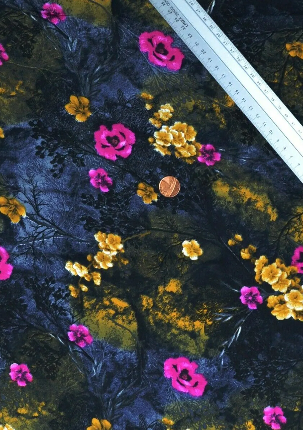 Viscose Shaded Floral Print Soft 60’’ (150cms) Fabric D#193