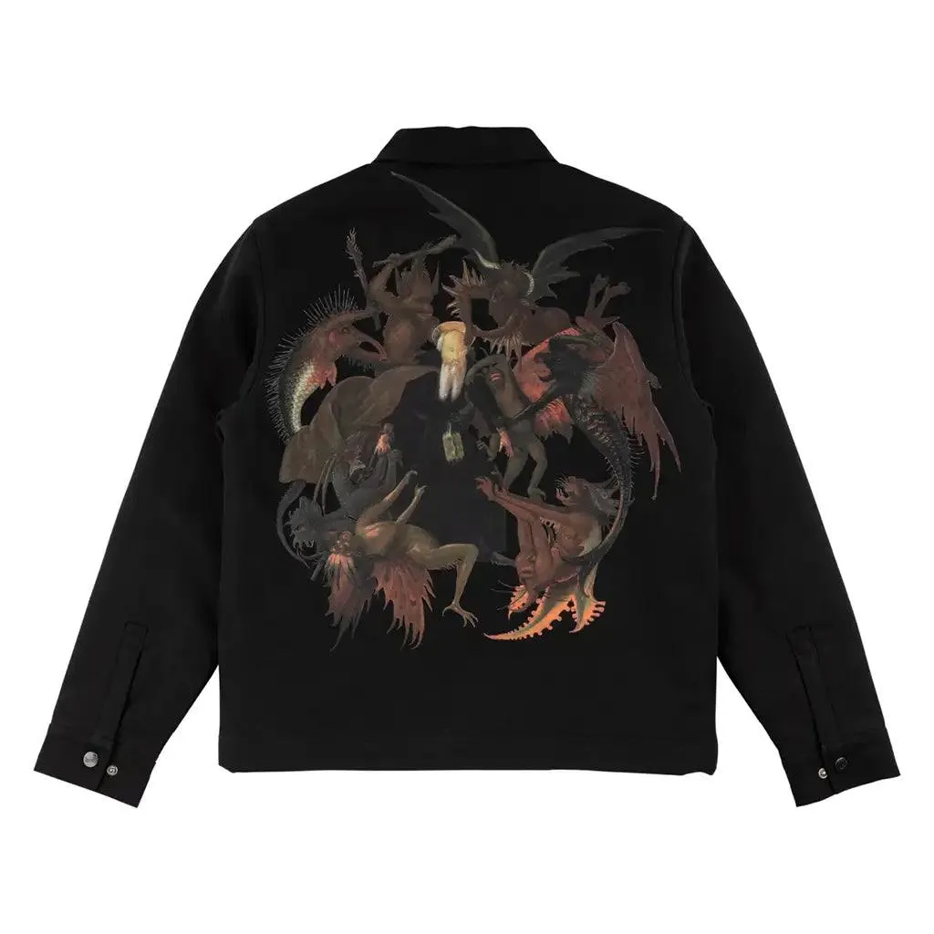 Welcome Torment Canvas Black Jacket