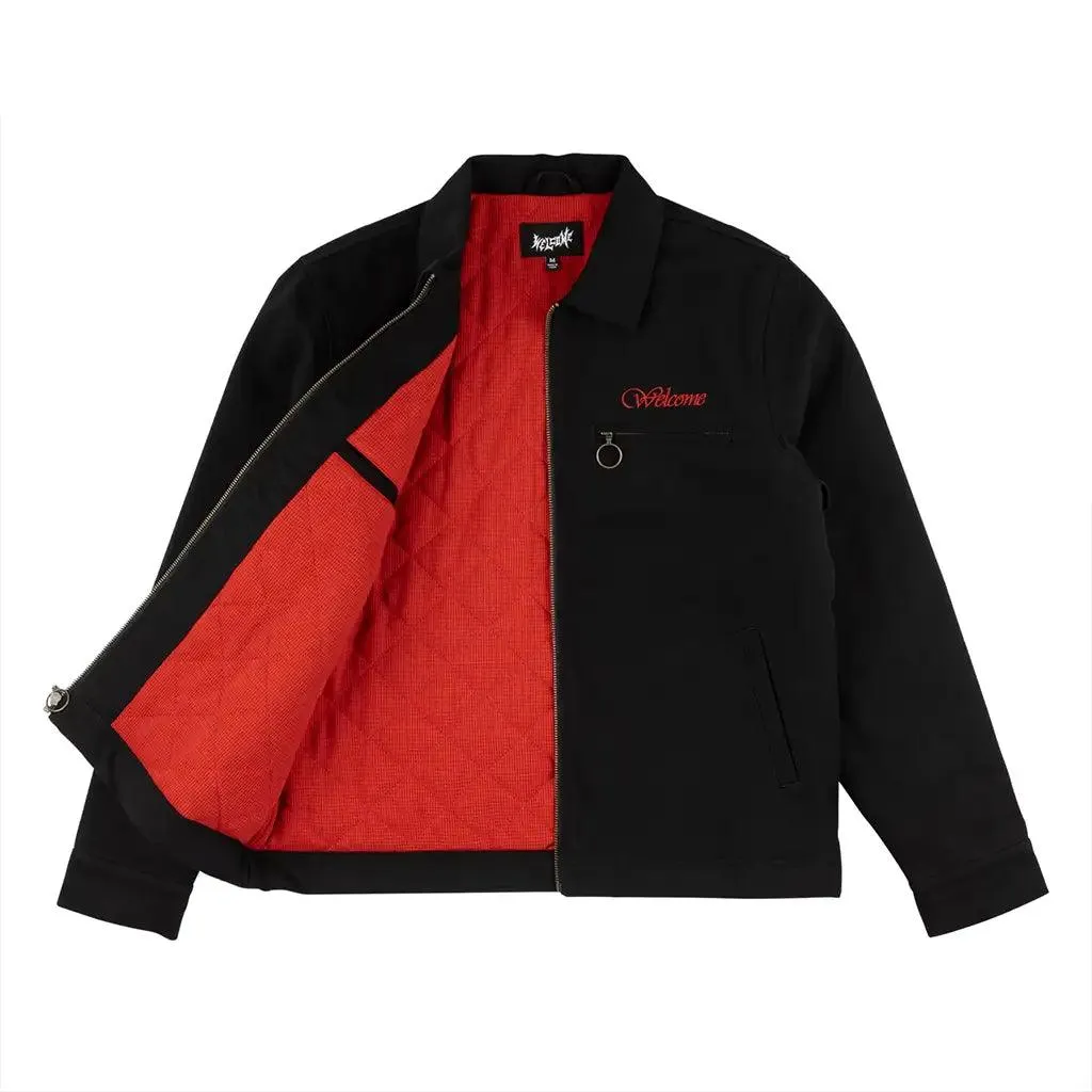 Welcome Torment Canvas Black Jacket