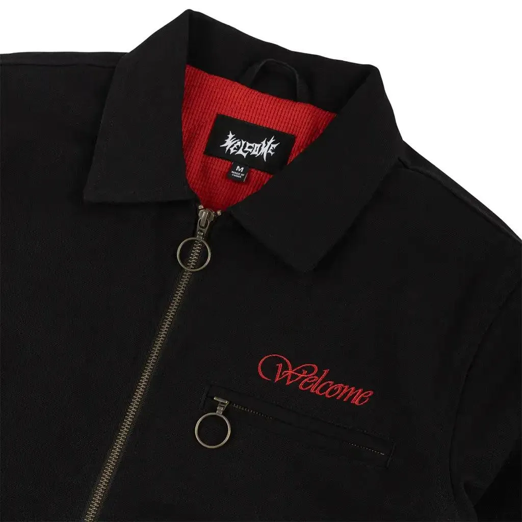 Welcome Torment Canvas Black Jacket