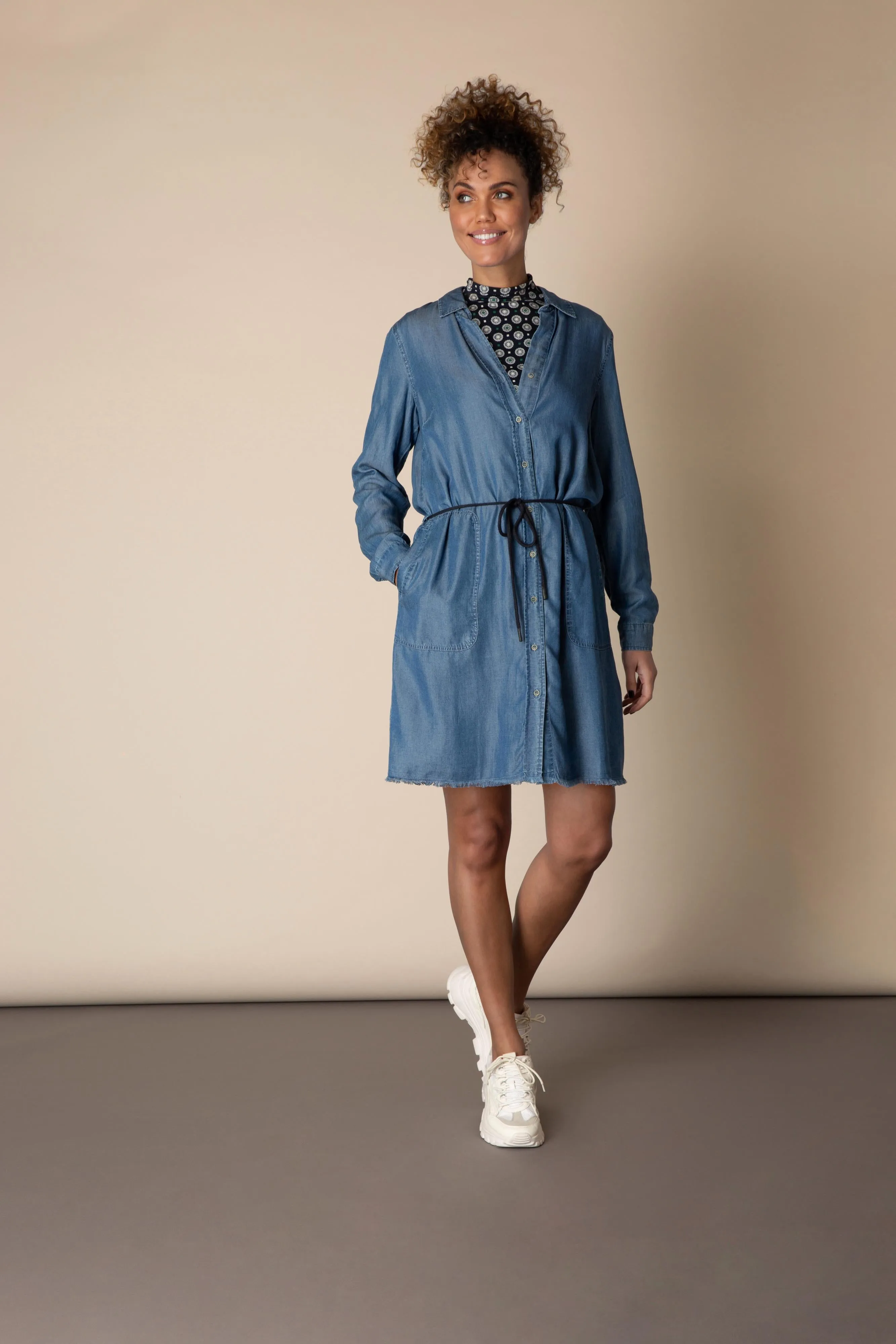 Yest - Mid-Blue Denim Dress