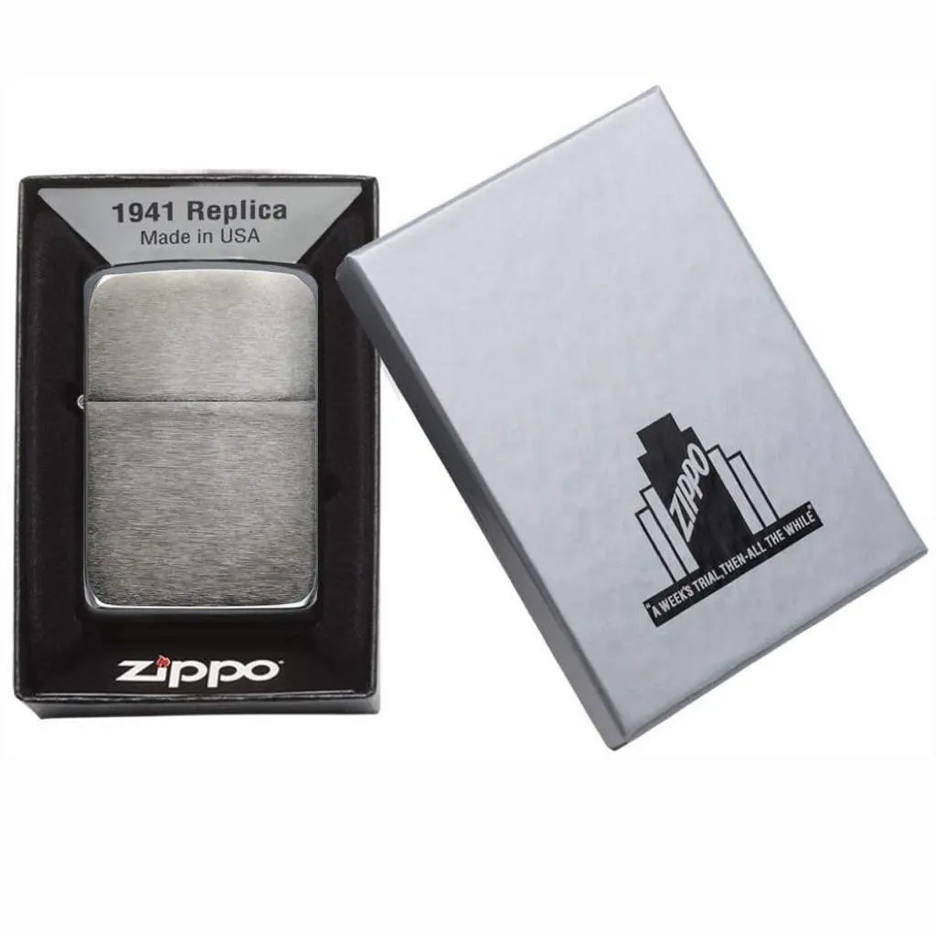Zippo Black Ice 1941 Replica Lighter - 24096